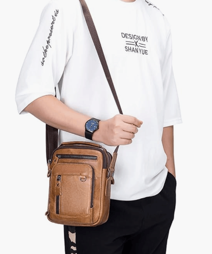 Petit Sac Bandoulière Cuir - LEO | La Maison Du Sac