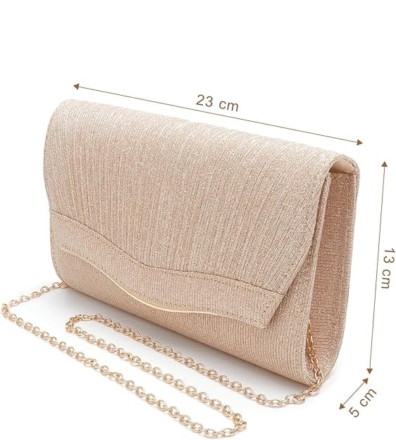Pochette Sac à Main Dorée | La Maison du Sac