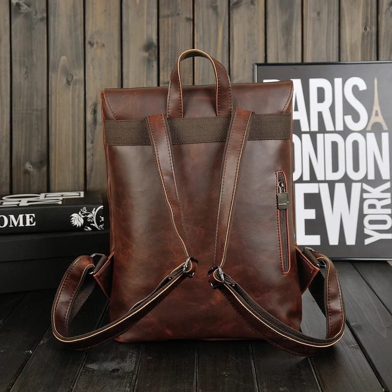 Sac à Dos Cuir Marron - PABLO | La Maison du Sac