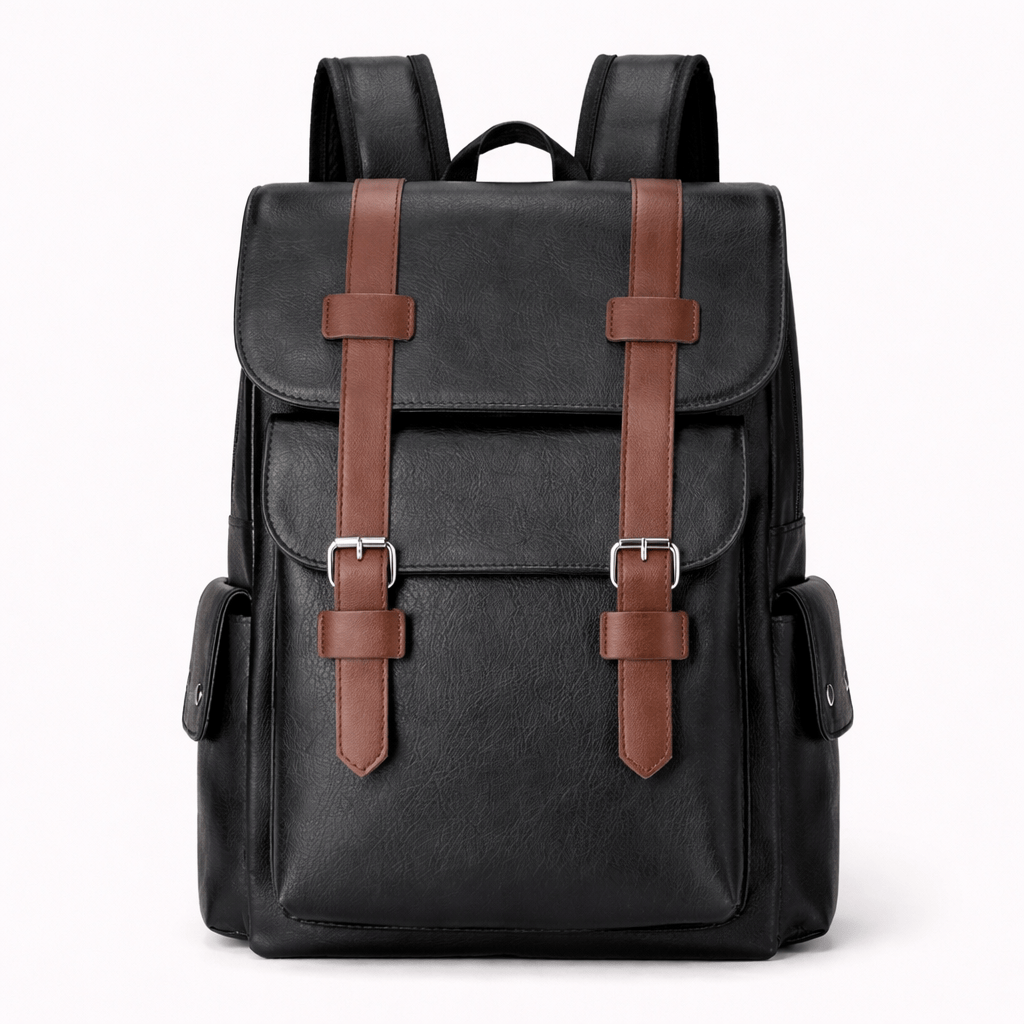 Sac à Dos Cuir Noir - MATEO | La Maison du Sac