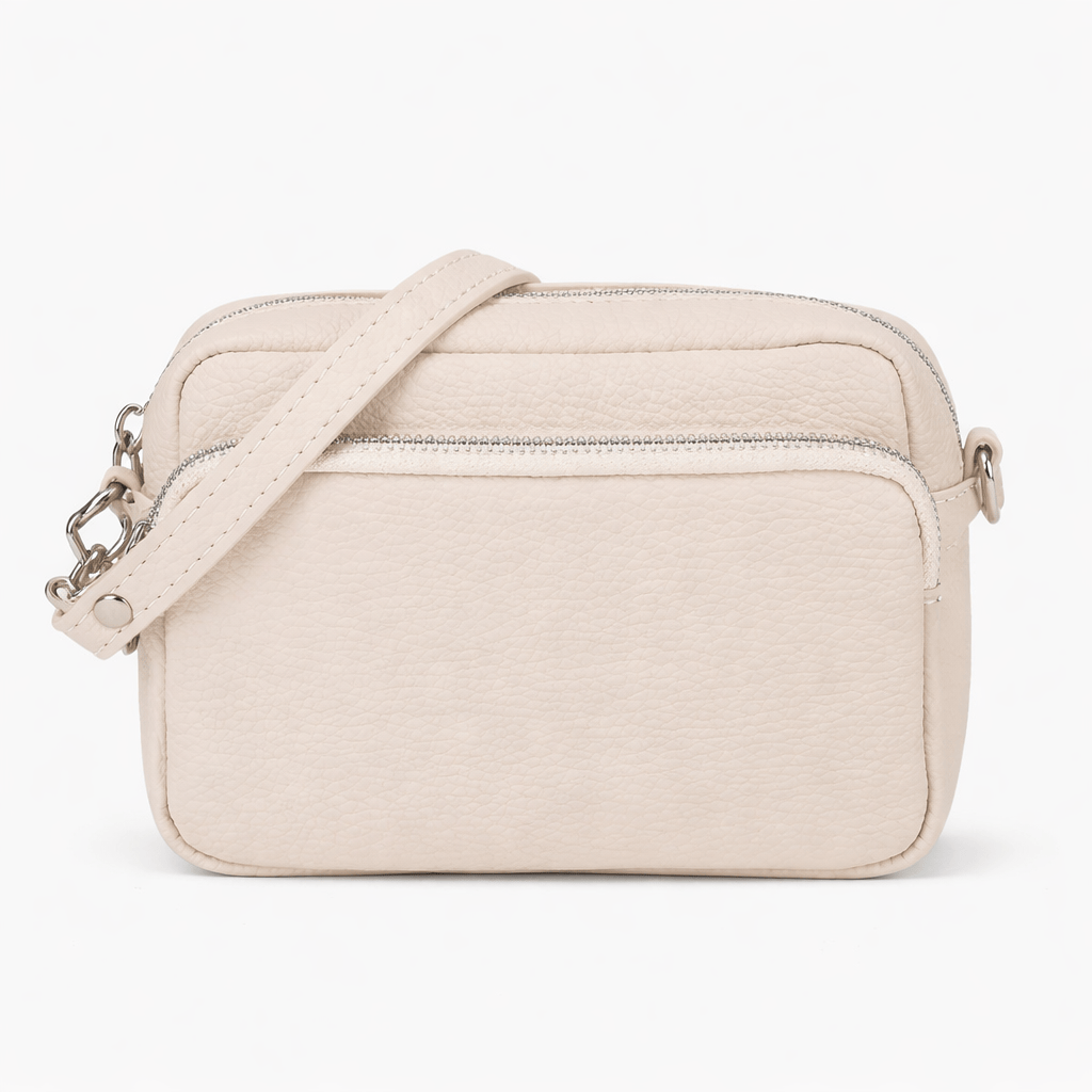 Sac à Main Cuir Beige - INES | La Maison du Sac