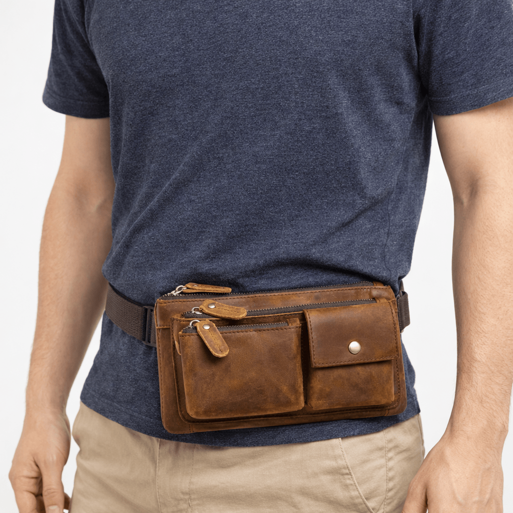 Sac banane homme élégant - TYRO | La Maison Du Sac