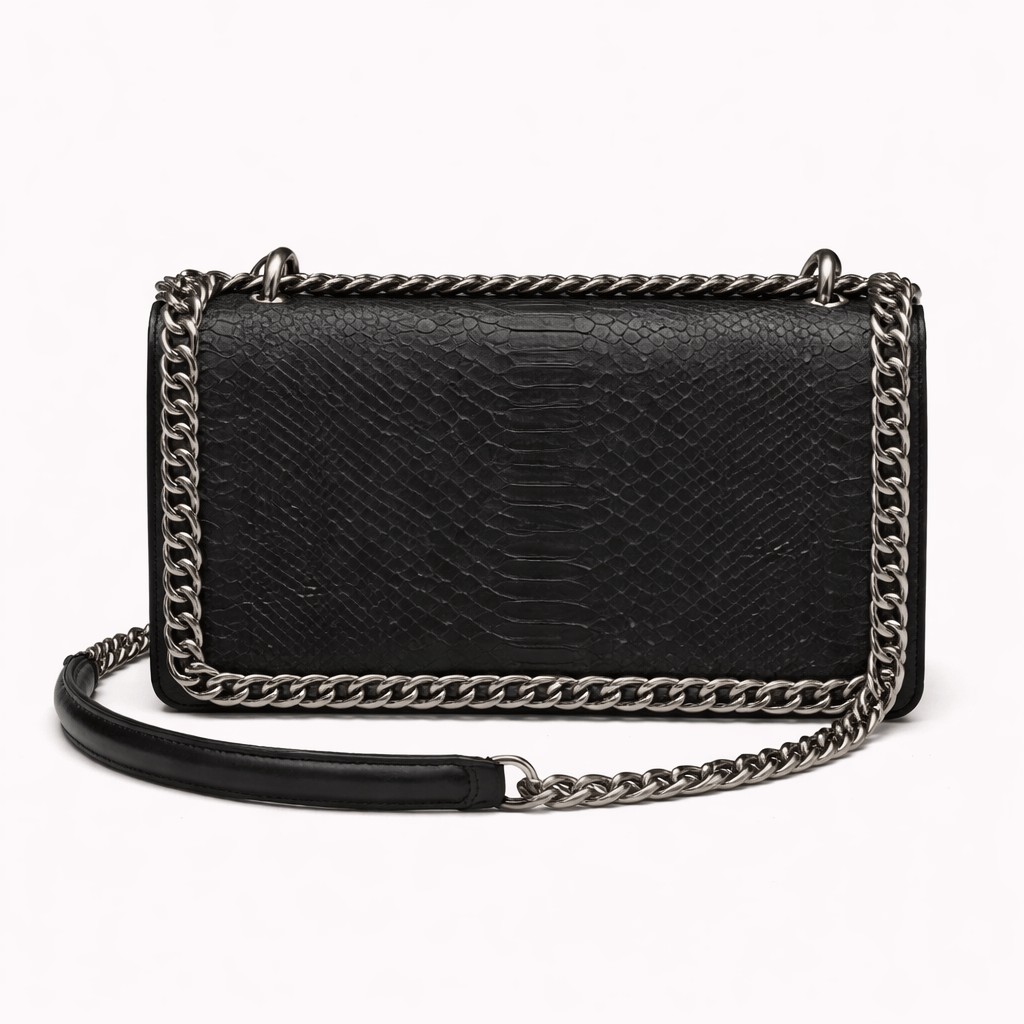 Sac Bandoulière Cuir Chaîne - KIRA | La Maison Du Sac