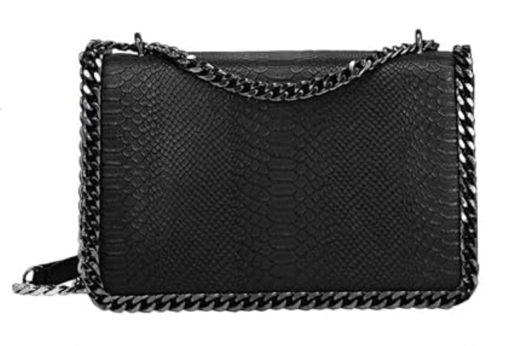 Sac Bandoulière Cuir Chaîne - KIRA | La Maison Du Sac