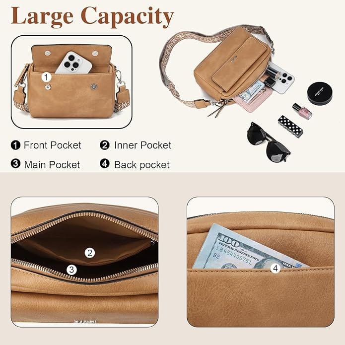 Sac Bandoulière Cuir Femme - TINA | La Maison du Sac