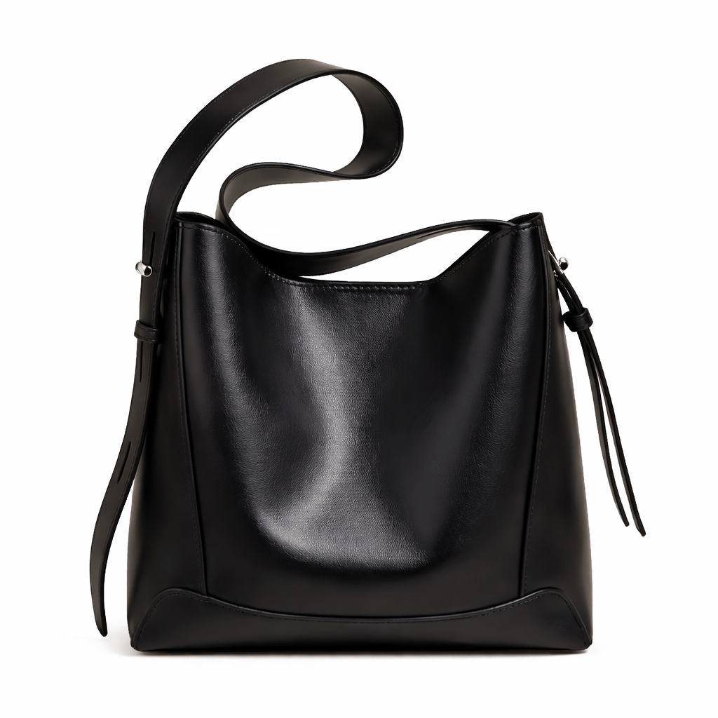 Sac Bandoulière Cuir Grand Format -  Dina | La Maison Du Sac