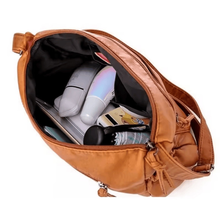 Sac Bandoulière Cuir Marron | La Maison Du Sac