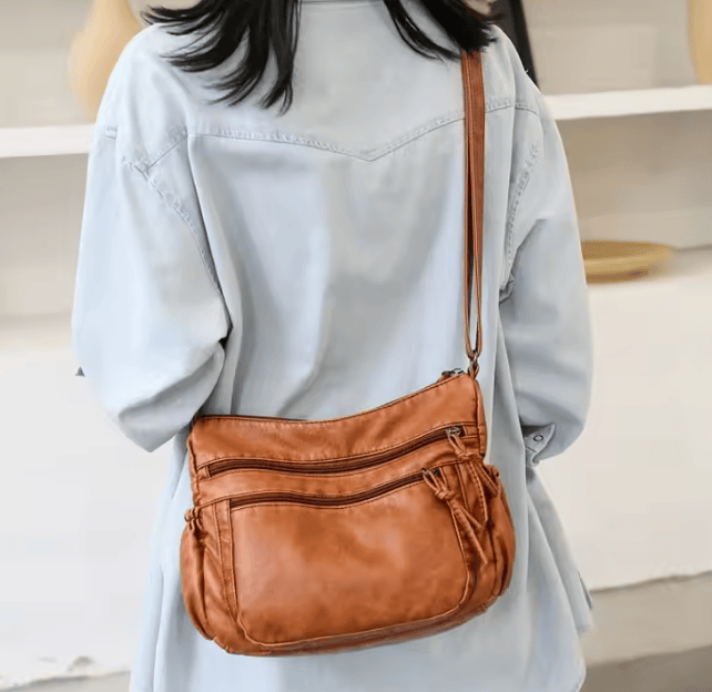 Sac Bandoulière Cuir Marron | La Maison Du Sac
