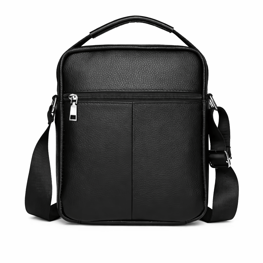 Sac Bandoulière Cuir Noir - HANA | La Maison Du Sac