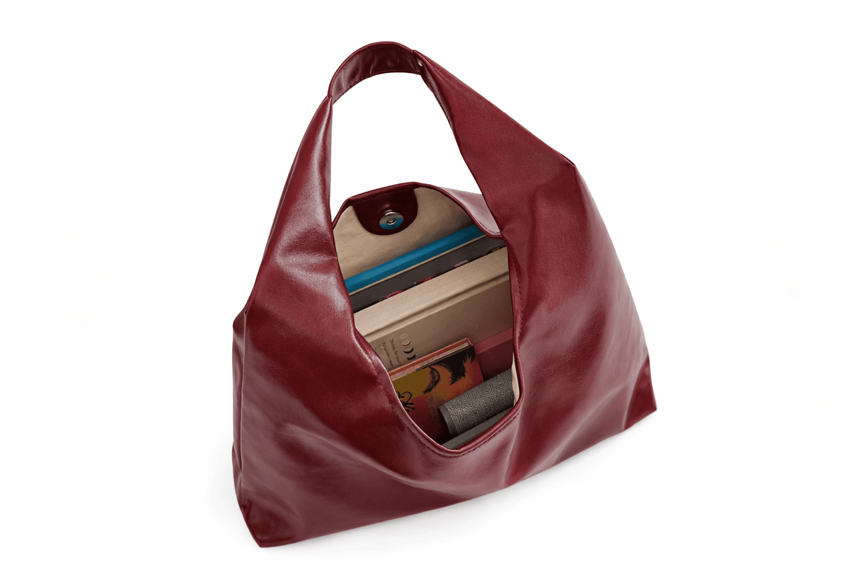 Sac Bandoulière Cuir Rouge - VERA | La Maison Du Sac