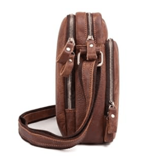 Sac Bandoulière Cuir Vintage - CLEO | La Maison Du Sac