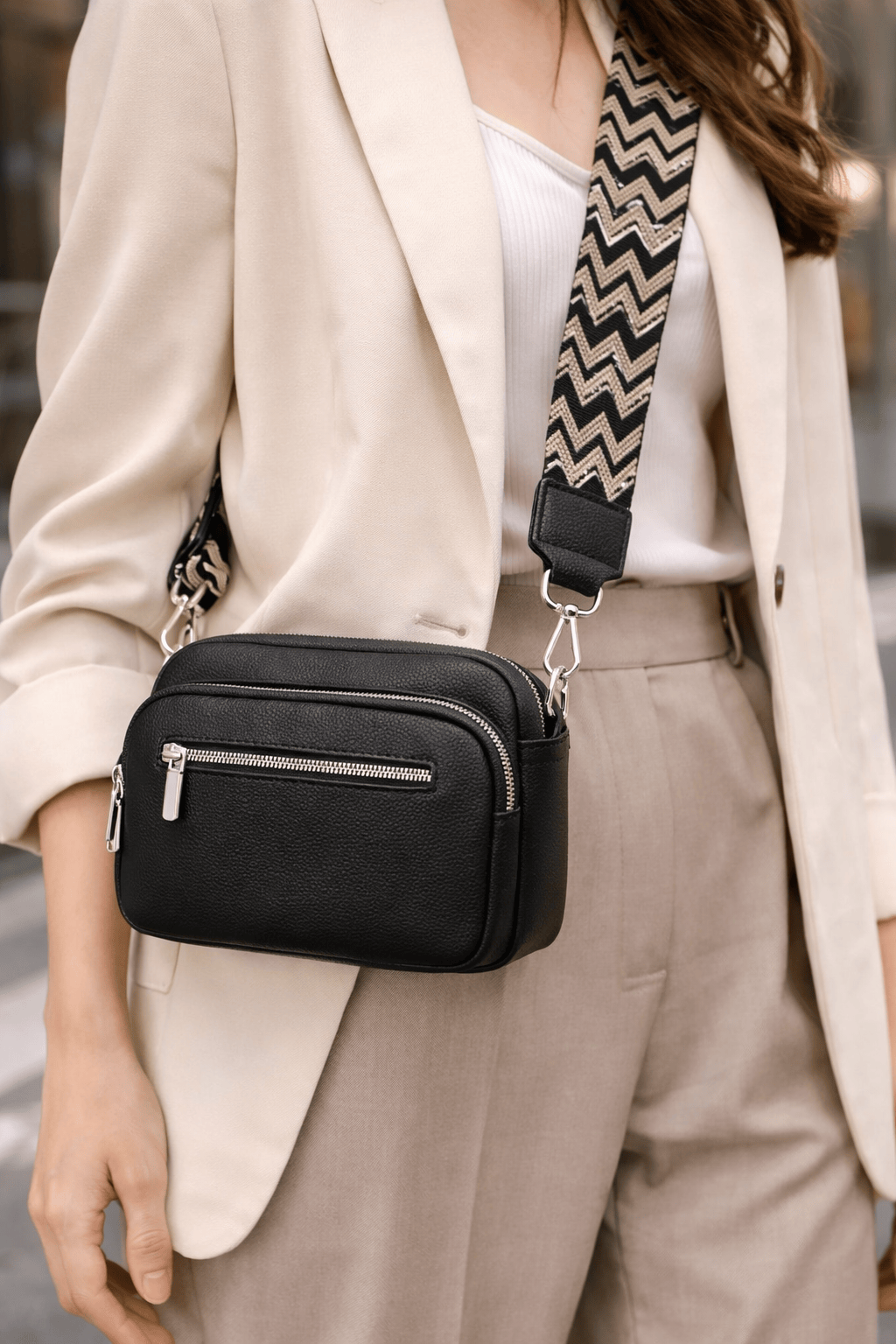 Sac Bandoulière Noir Femme | La Maison du Sac