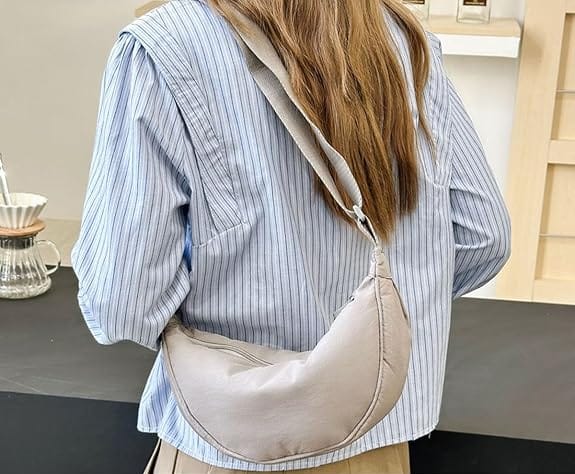Sac Bandoulière Tendance Beige | La Maison du Sac