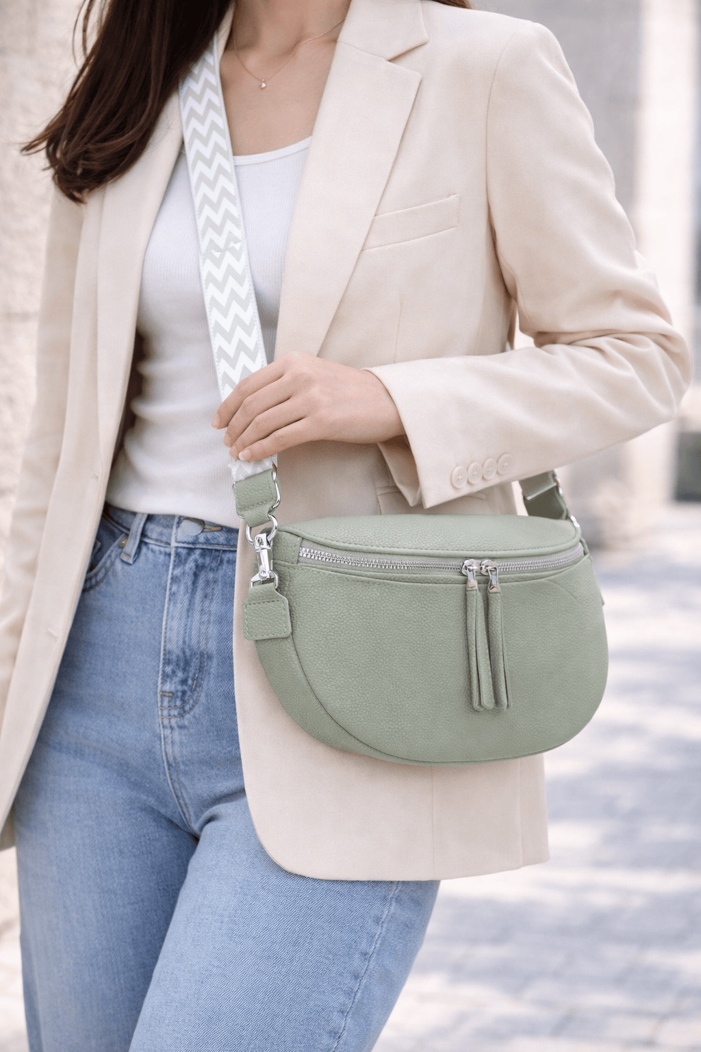 Sac Bandoulière Vert - ANEA | La Maison du Sac