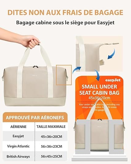 Sac de Voyage Cabine Femme - EDENA | La Maison du Sac