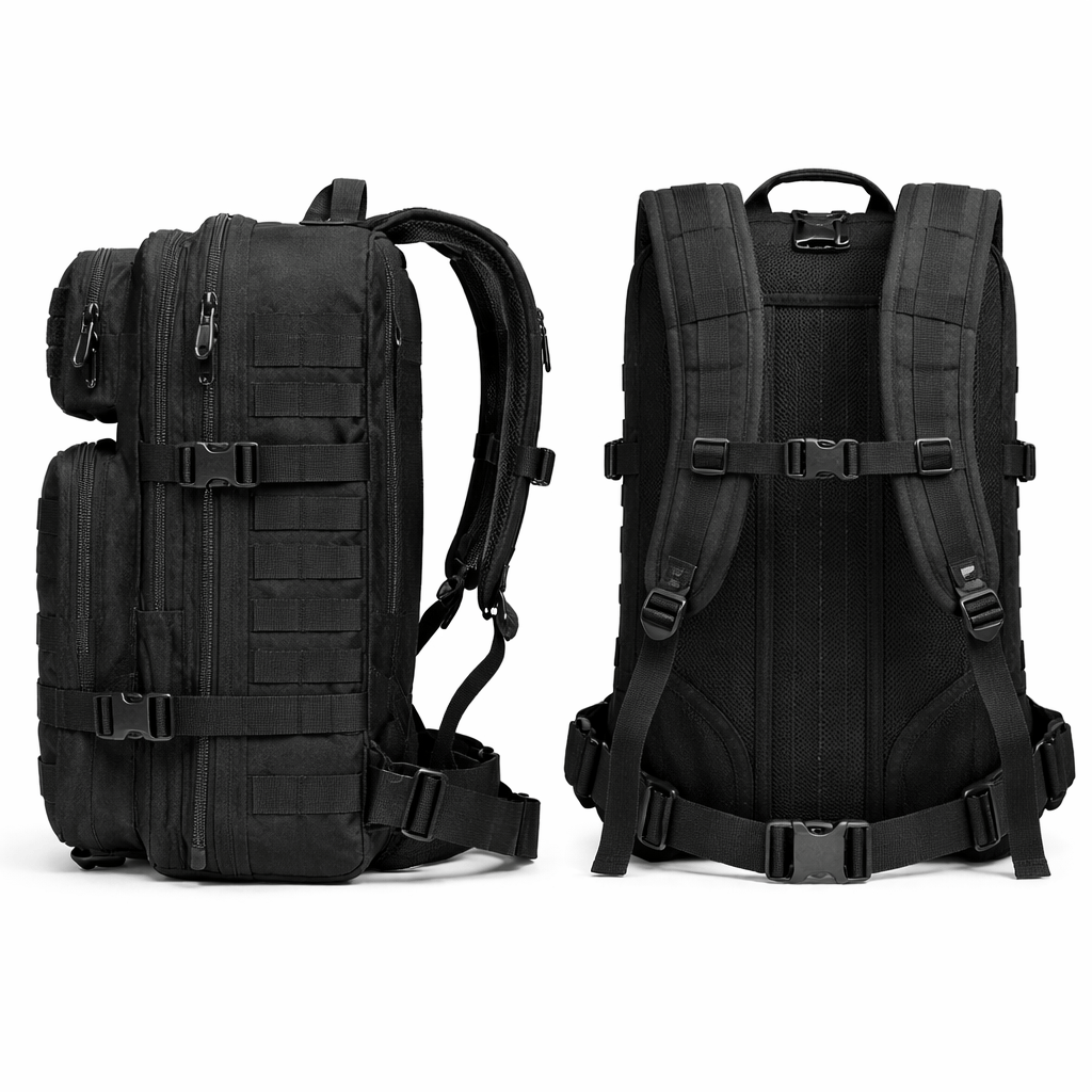 Sac Randonnée Noir - NERU | La Maison Du Sac