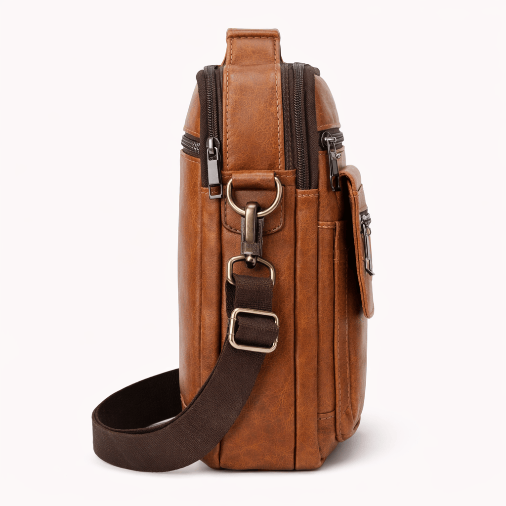 Sacoche Bandoulière Homme en Cuir Véritable - LEVI | La Maison Du Sac