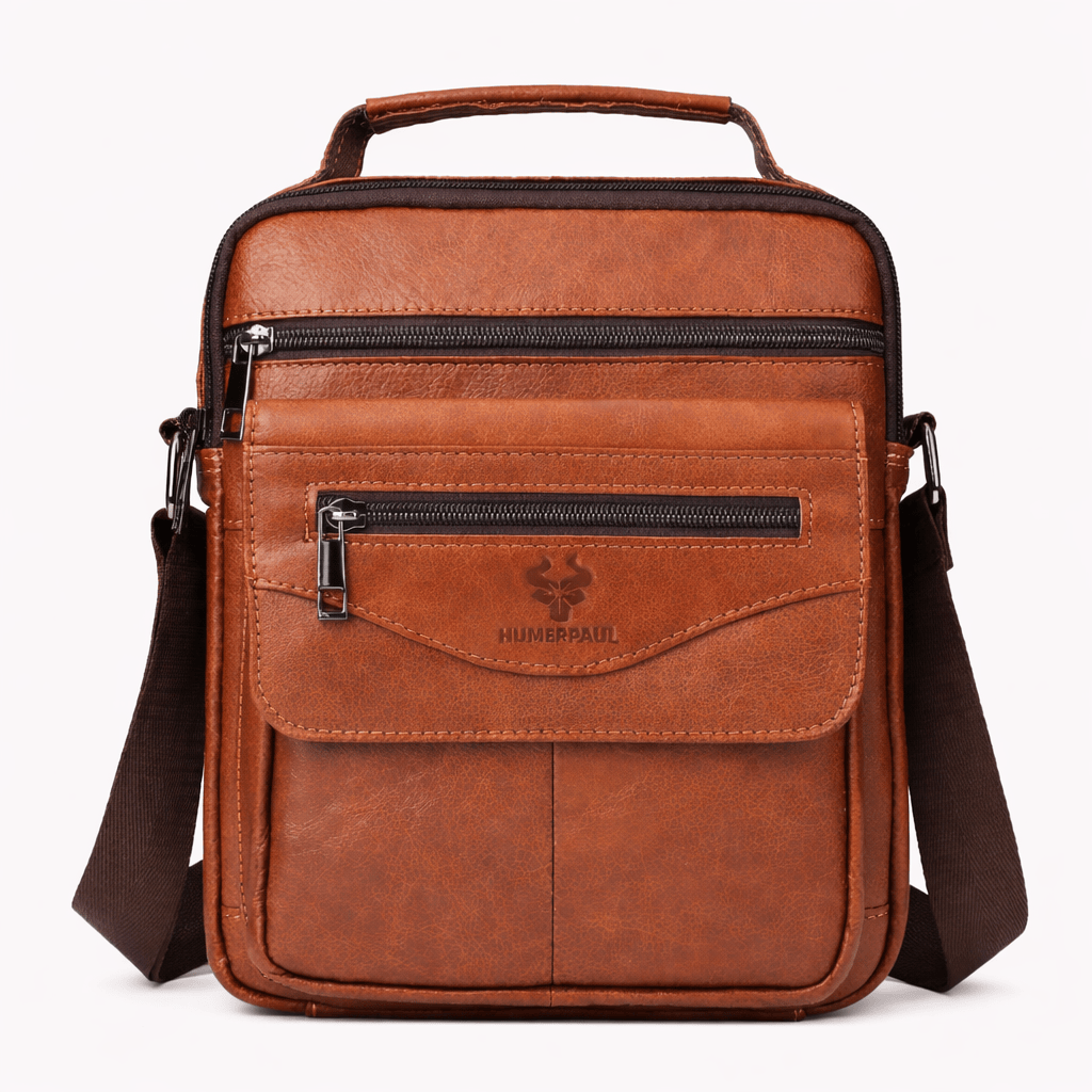 Sacoche Bandoulière Homme en Cuir Véritable - LEVI | La Maison Du Sac