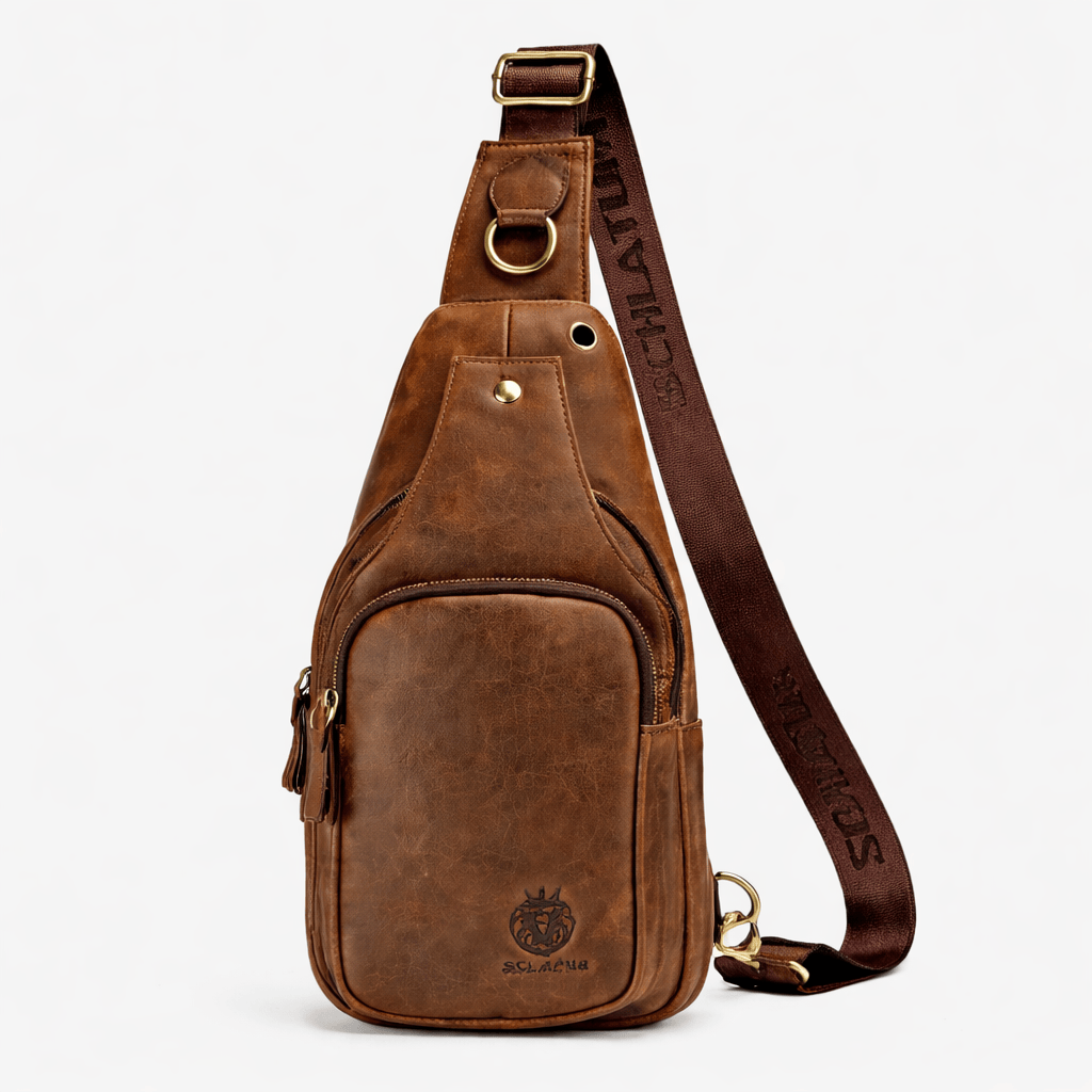 Sacoche en Cuir Véritable - MILO | La Maison Du Sac