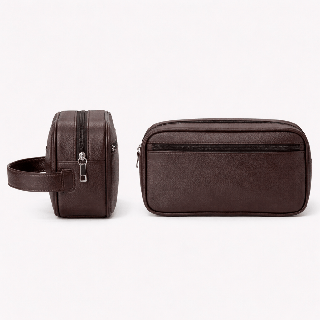 Trousse de Toilette Cuir Homme - NORA | La Maison Du Sac