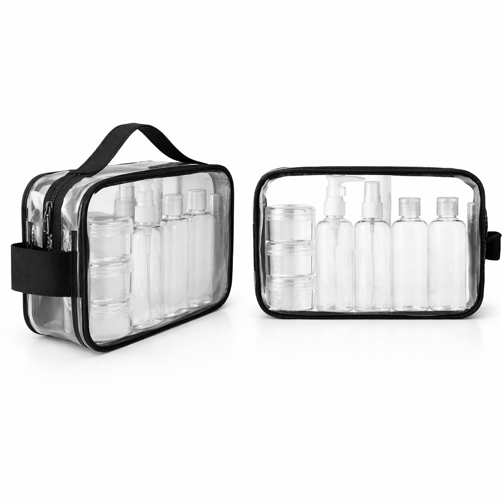 Trousse De Toilette Femme Transparente Avion| La Maison Du Sac