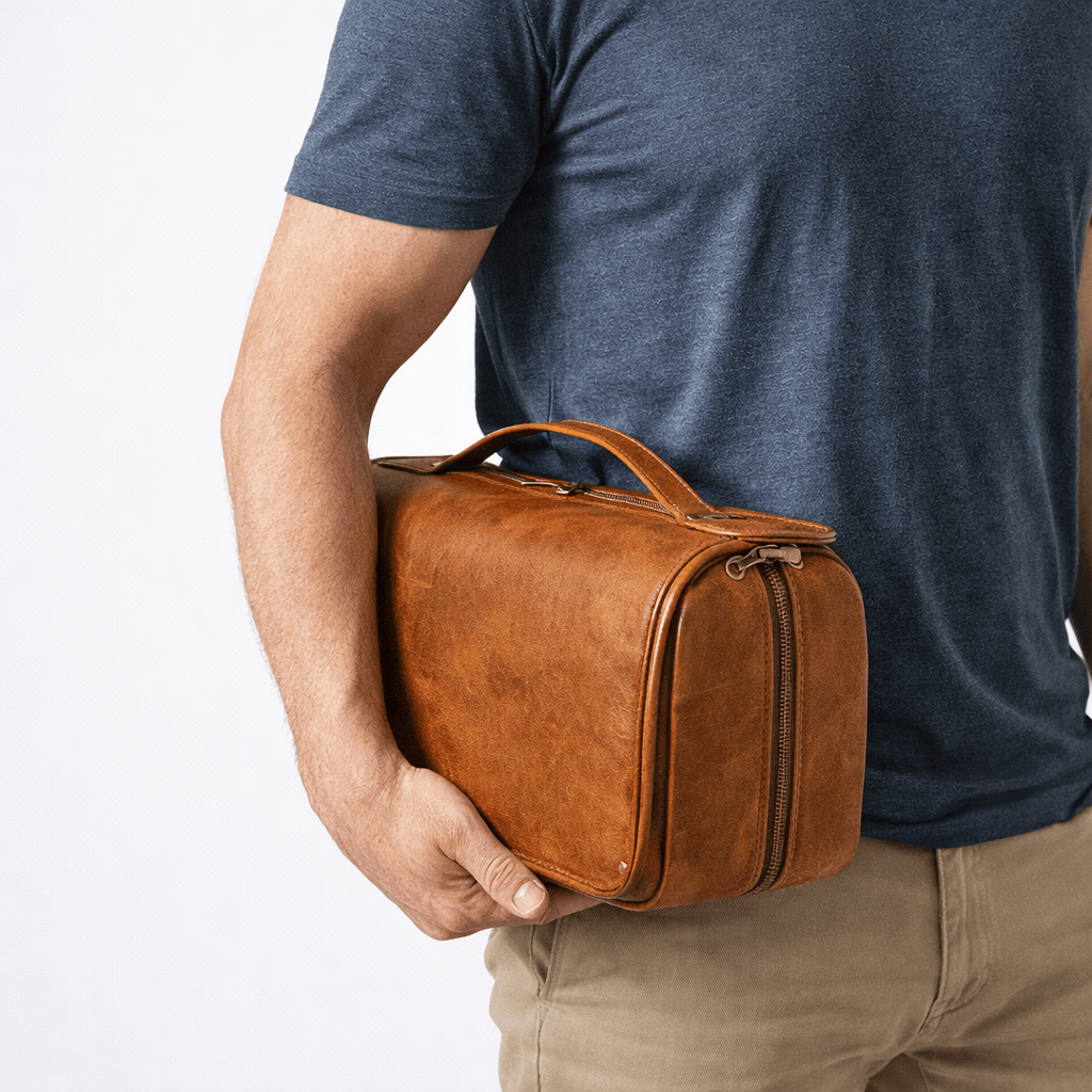 Trousse De Toilette Homme Vintage| La Maison Du Sac